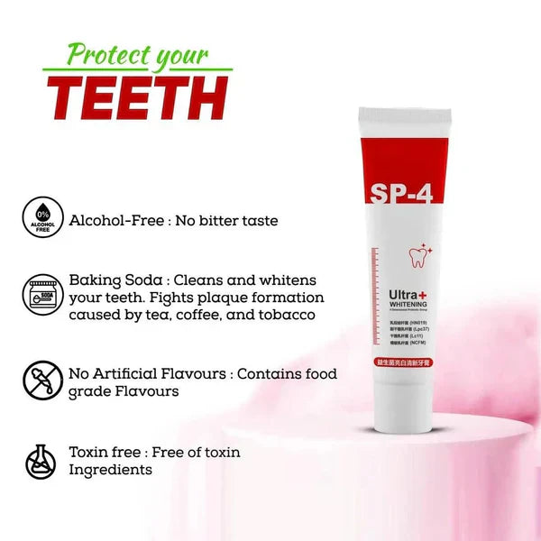 Macadve™ Probiotic Ultra Whitening Toothpaste (Buy 1 Get 1 Free)