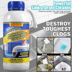 Sanitizo Powerful Drain & Sink Cleaner Powder 100 gm Each(Pack of 4)